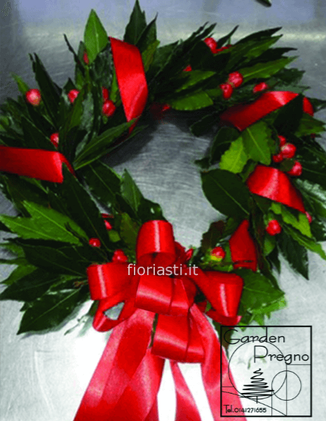 Coroncina di alloro per laurea con bacche